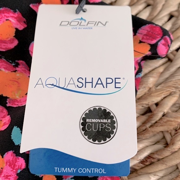 Dolfin Aquashape Jag Colorblock Swim Dress - Picture 12 of 16